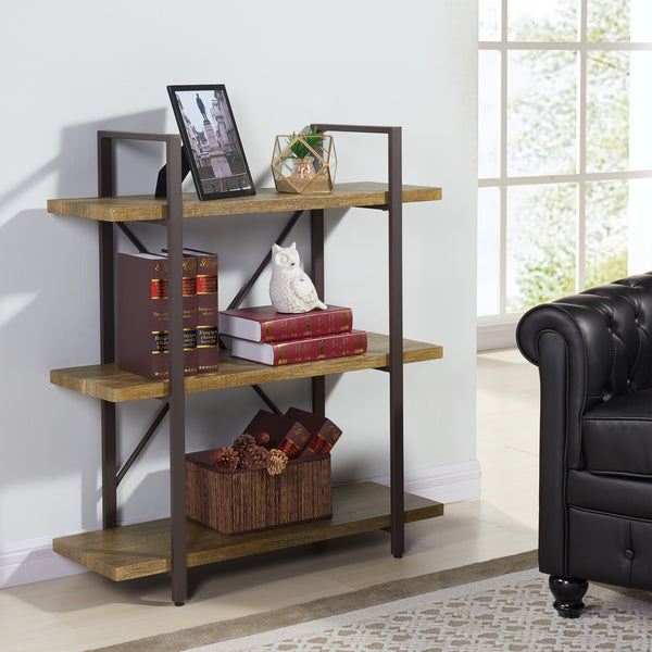 danya b Three Level Rustic Shelving Unit