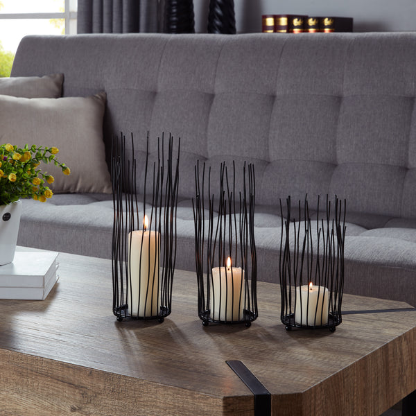 danya b Willow Iron Candleholder 3-piece Set