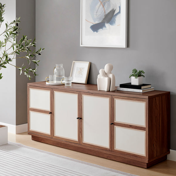 Danya B Hans Cream Abstract Nesting Two Piece Couple Decorative Accent Matte Ceramic Sculpture Figure Set