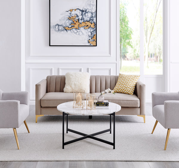 Danya B Prism Warm Gold Hurricane Candle Holders - Set Of 2