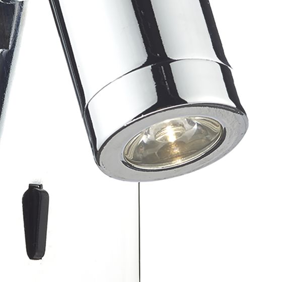 Där Lighting Anvil Wall Bracket Polished Chrome LED