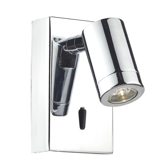 Där Lighting Anvil Wall Bracket Polished Chrome LED