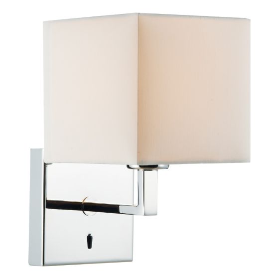 där lighting Anvil Wall Light Polished Chrome Bracket Only