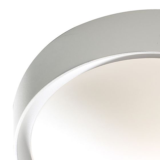 där lighting Beta Bathroom Flush Cream & Opal Glass IP44