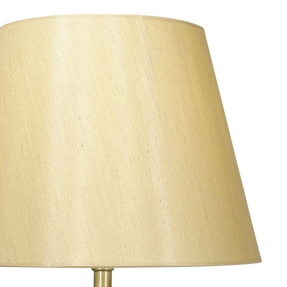 där lighting Bybliss Table Lamp Antique Brass With Shade (Multipack)