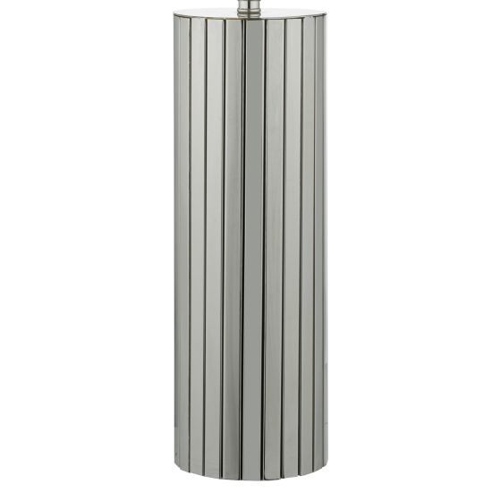 Där Lighting Cassandra Table Lamp Polished Chrome With Shade