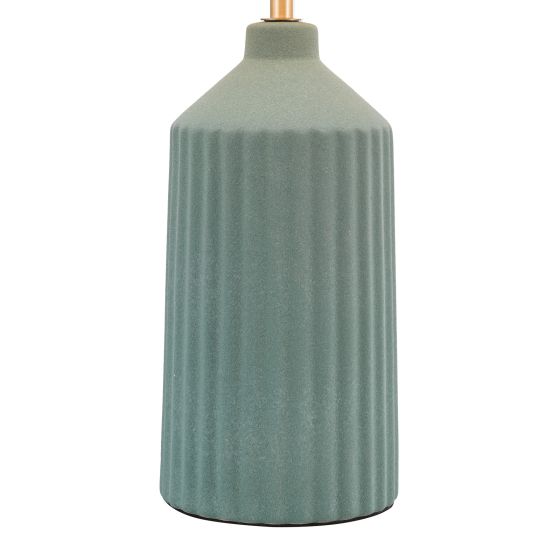 Där Lighting Chloris Large Table Lamp Green With Shade