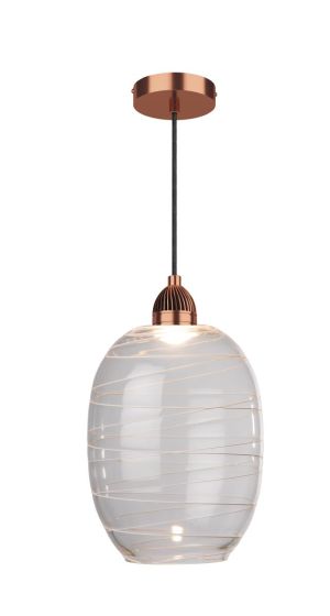 Där Lighting 1lt Modular Suspension Copper LED