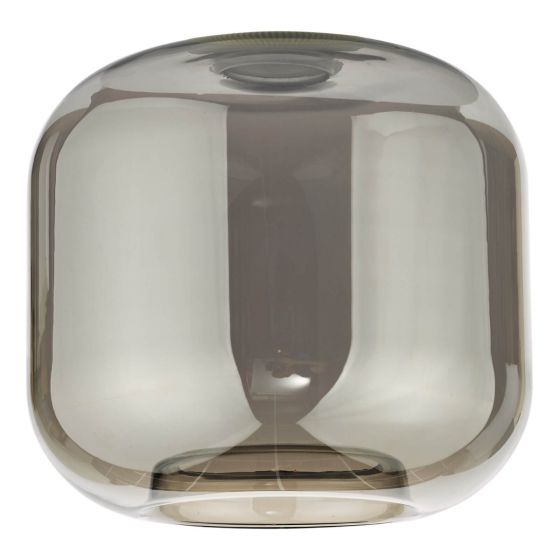 där lighting Aiden Easy Fit Pendant Smoked Glass