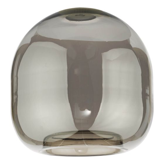 där lighting Aiden Easy Fit Pendant Smoked Glass