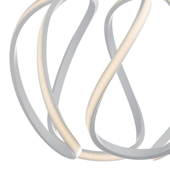 Där Lighting Alonsa Pendant Large White LED