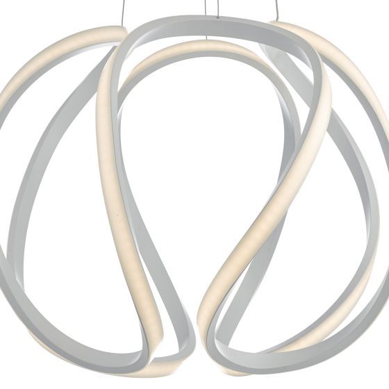 där lighting Alonsa Pendant Large White LED