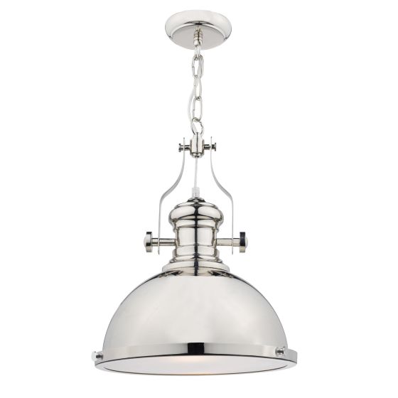 där lighting Arona 1 Light Pendant Polished Chrome