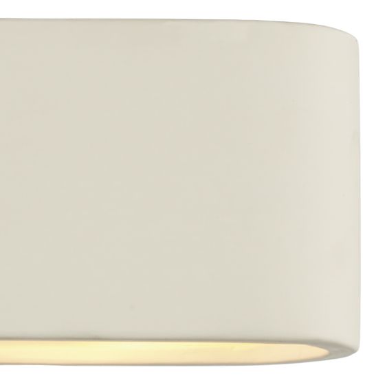 Där Lighting Axton Ceramic Wall Light Small