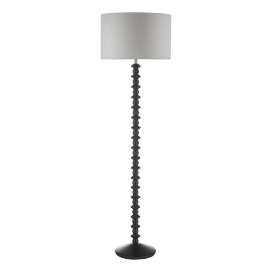 Där Lighting Azana Floor Lamp Black With Shade