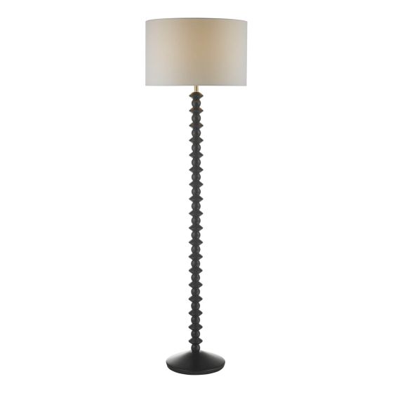 där lighting Azana Floor Lamp Black With Shade