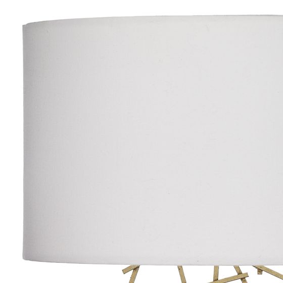 Där Lighting Cevero Wall Light Gold With Shade