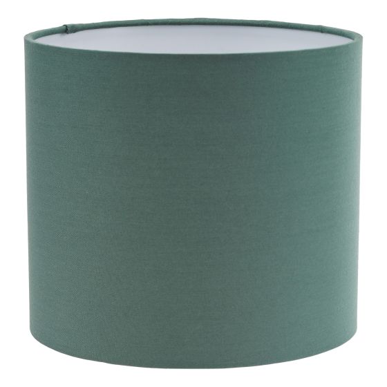 Där Lighting Chloris Green Cotton Drum Shade 18cm