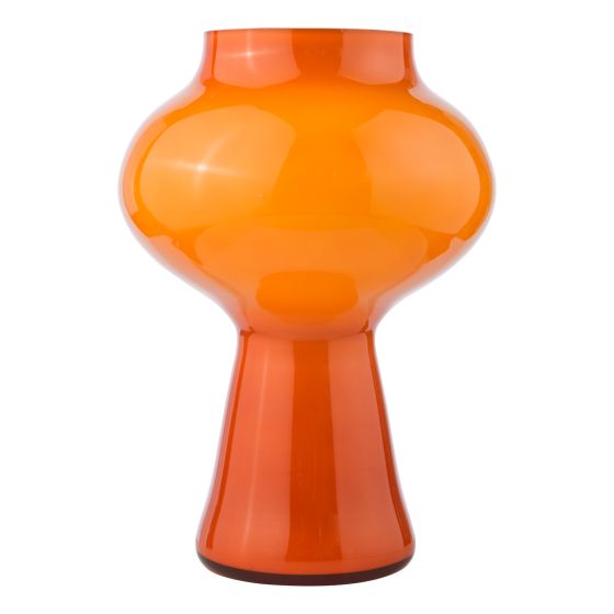 Där Lighting Chrissy Table Lamp Orange Art Glass
