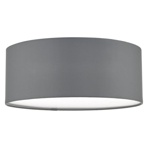 Där Lighting Cierro 3 Light Flush Grey 40cm