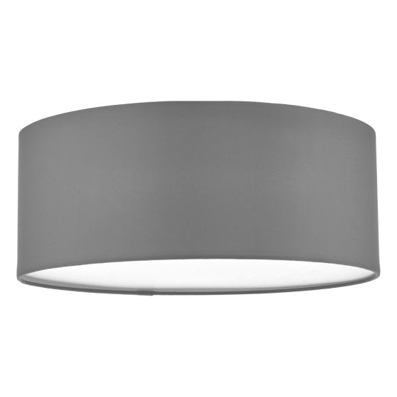 där lighting Cierro 3 Light Flush Grey 40cm