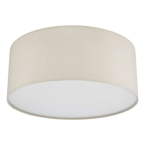 Där Lighting Cierro 3 Light Flush Taupe 40cm