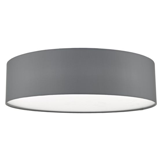 Där Lighting Cierro 4 Light Flush Grey 60cm