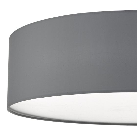 Där Lighting Cierro 4 Light Flush Grey 60cm