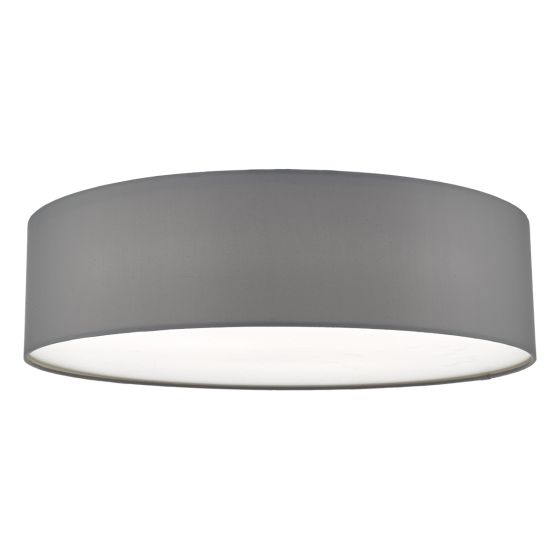 där lighting Cierro 4 Light Flush Grey 60cm