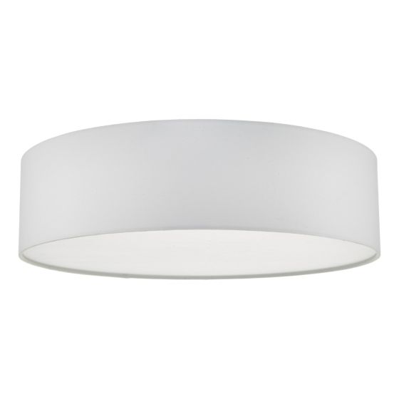 Där Lighting Cierro 4 Light Flush Ivory 60cm