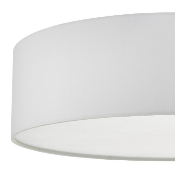 Där Lighting Cierro 4 Light Flush Ivory 60cm