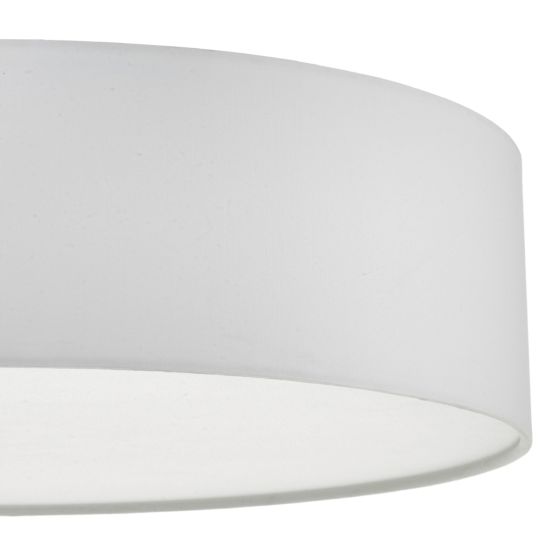 Där Lighting Cierro 4 Light Flush Ivory 60cm
