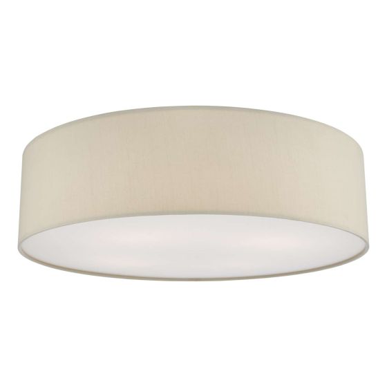 där lighting Cierro 4 Light Flush Taupe 60cm