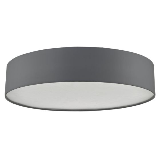 Där Lighting Cierro 6 Light Flush Grey 80cm