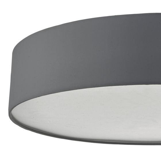 Där Lighting Cierro 6 Light Flush Grey 80cm