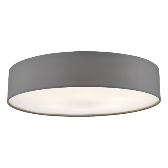 där lighting Cierro 6 Light Flush Grey 80cm