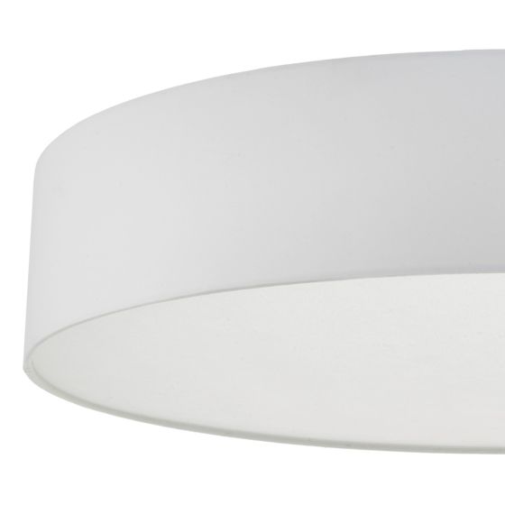 Där Lighting Cierro 6 Light Flush Ivory 80cm