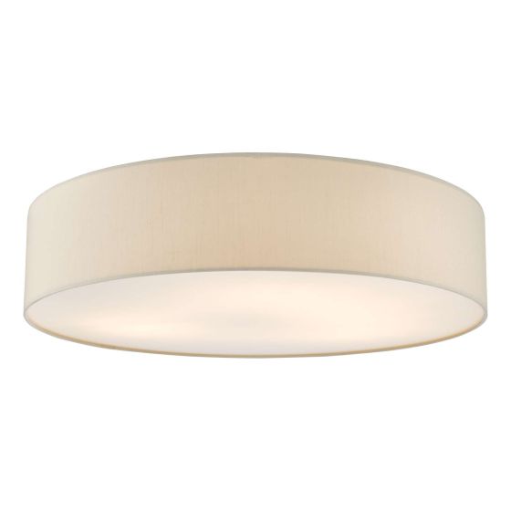 där lighting Cierro 6 Light Flush Taupe 80cm