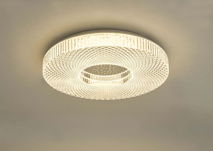Där Lighting Cimona Flush Acrylic Large LED