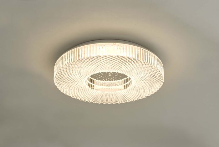 Där Lighting Cimona Flush Acrylic Medium LED