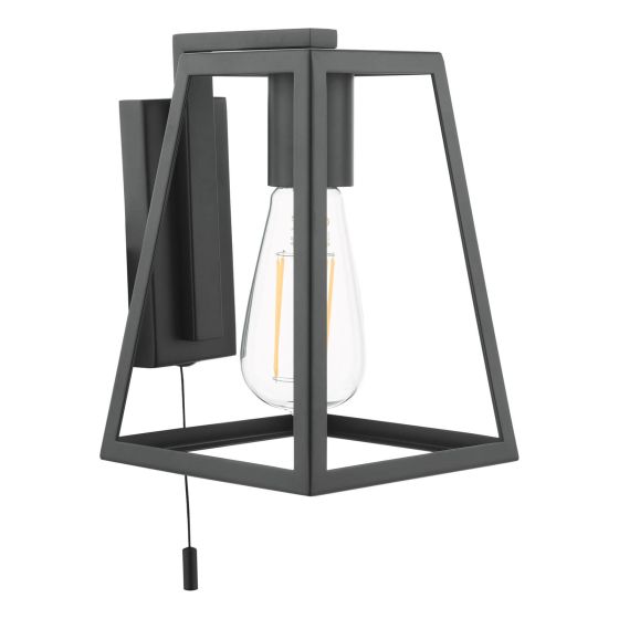 Där Lighting Claudia Wall Light Matt Black