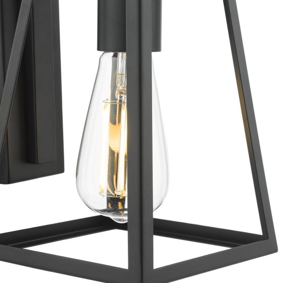 Där Lighting Claudia Wall Light Matt Black