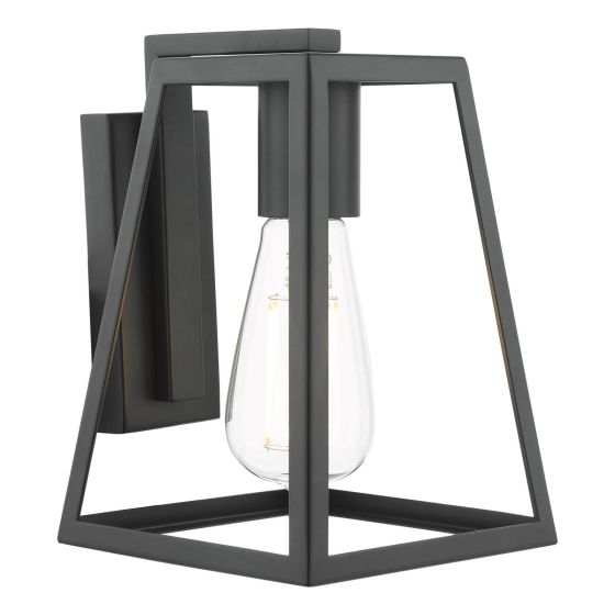 Där Lighting Claudia Wall Light Matt Black