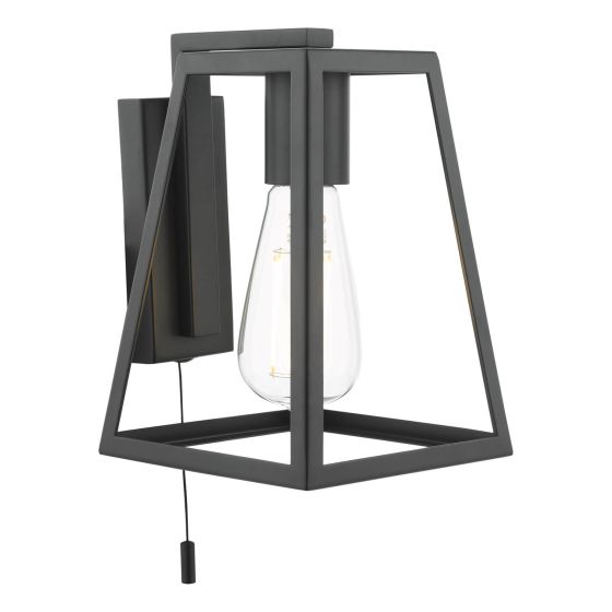 där lighting Claudia Wall Light Matt Black