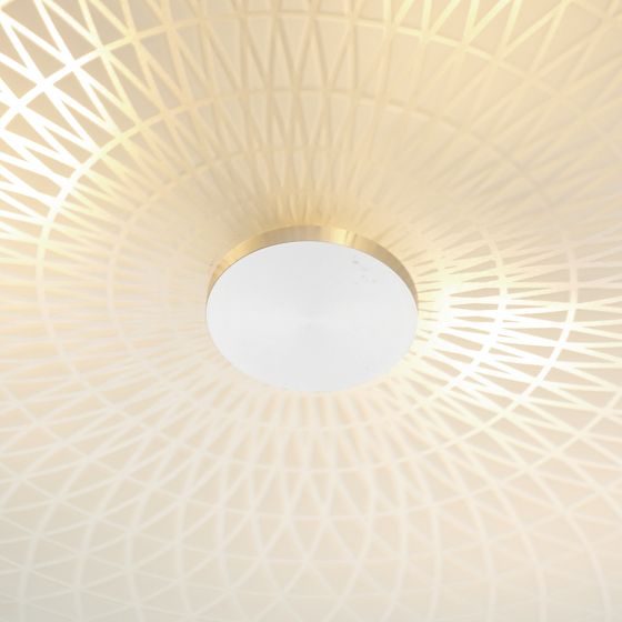 där lighting Colby 3 Light Glass Flush