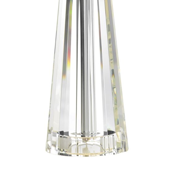 Där Lighting Cyprus Table Lamp Crystal With Shade
