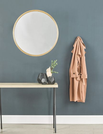 Där Lighting Data Console Table Oak Effect