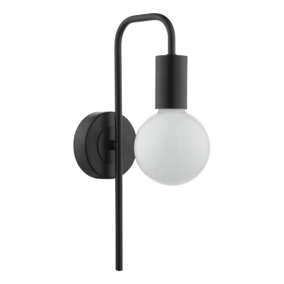 Där Lighting Dena Wall Light Matt Black