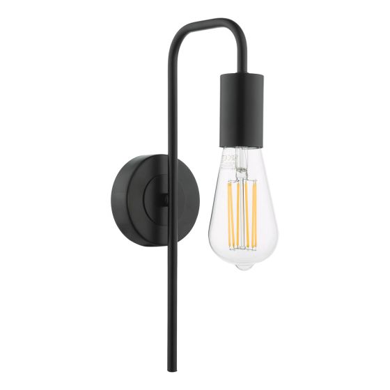 Där Lighting Dena Wall Light Matt Black