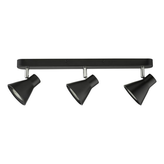 Där Lighting Diza 3 Light Bar Spotlight Matt Black